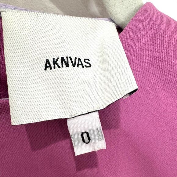 NEW $680 AKNVAS Neneh Dress in pink - Picture 11 of 12